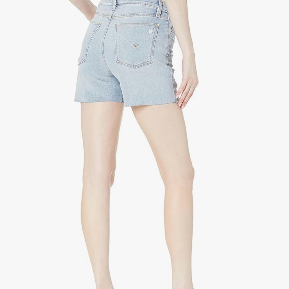 NEW HUDSON JEANS DEVON HIGH RISE DENIM BIKER SHORT SIZE 26 NWT